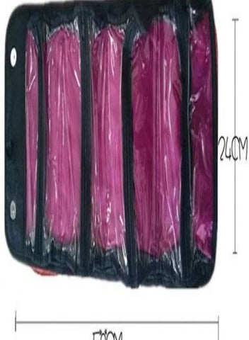 4-In-1 Roll N Go Cosmetic Bag Black
