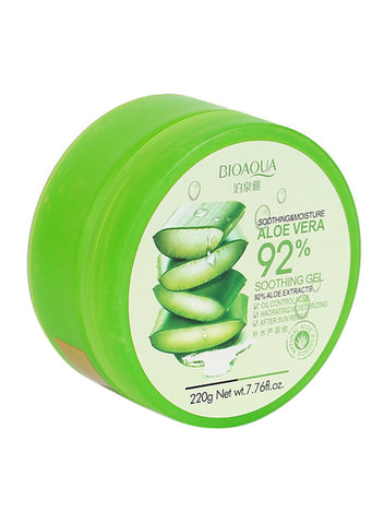 Moisturizing Natural Aloe Vera Soothing Soft Refresh Skin Gel Green 220g