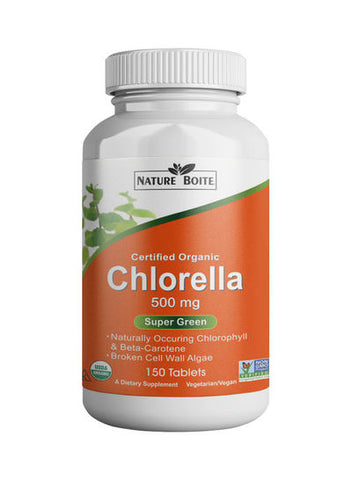 Certified Organic Chlorella 500mg Tablets