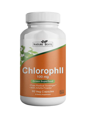 Chlorophyll 100 mg Green Superfood Capsules