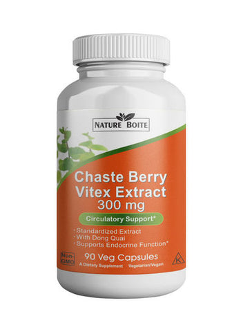 Chaste Berry Vitex Extract 300mg Capsules
