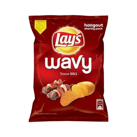 Lays Chips Wavy Bbq 48 Gm