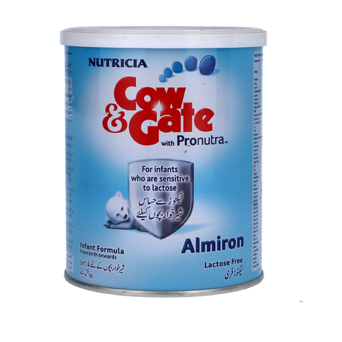 Cow And Gate Milk Almiron Lactose Free Tin 400 Gm