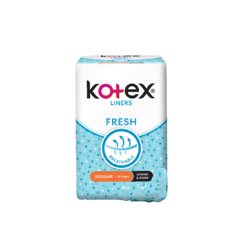 Kotex Sanitary Pads Daily Fresh Breathable Unscent 32Pc