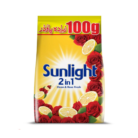 Sunlight Washing Powder Clean & Rose Fresh 2In1 760 Gm