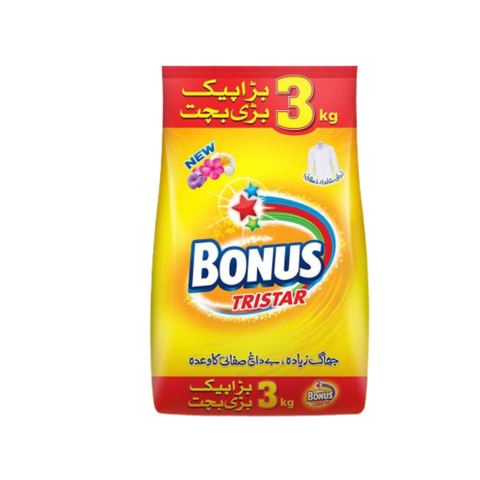 Bonus Tri Star Washing Powder 3Kg