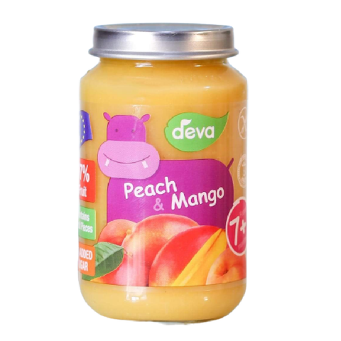 Deva Baby Food Peach & Mango 7+ Months 200 Gm