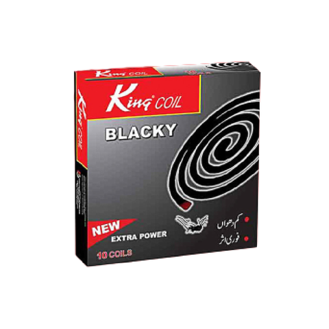 King Mosquito Coil Blacky Extra Power 10Pc Pack