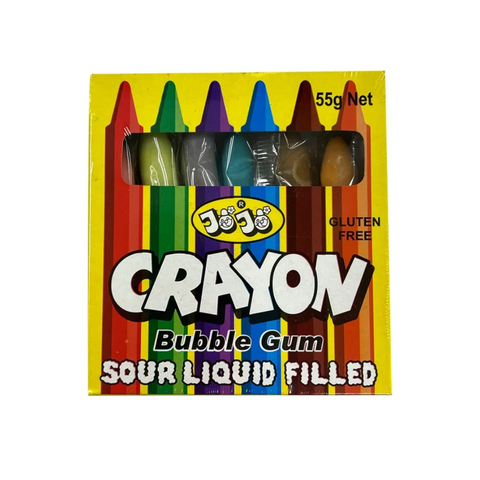 Jojo Crayon Bubble Gum 55Gm