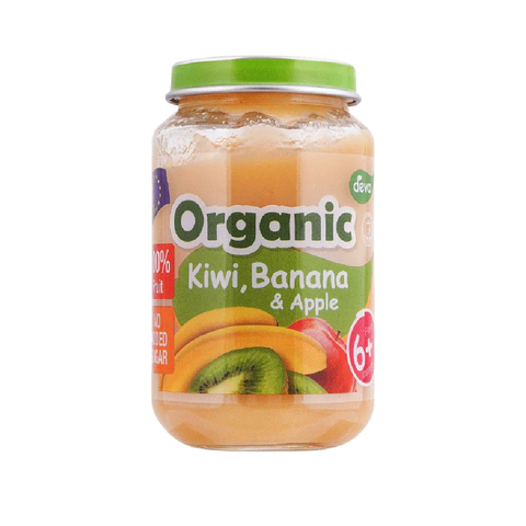 Deva Baby Food Kiwi Banana & Apple 6+ Month Organic 190 Gm