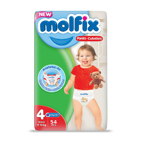 Molfix Pants Maxi No4 9-14 Kg 56Pcs