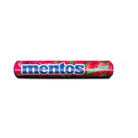 Mentos Strawberry Chewy Dragees 37.5G