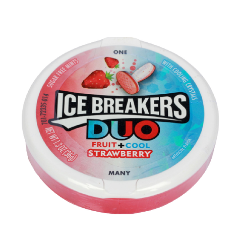 Ice Breakers Sours Duo Strawberry 36 Gm