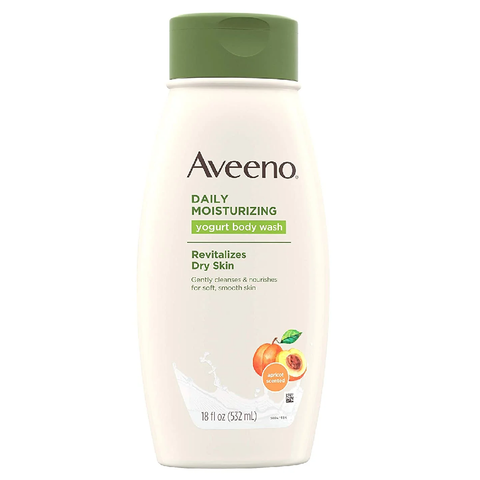Aveeno Body Wash Yogurt Apricot Scented 532 Ml