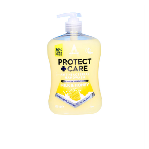 Astonish Hand Wash Milk & Honey Anti-Bacterial 650 Ml
