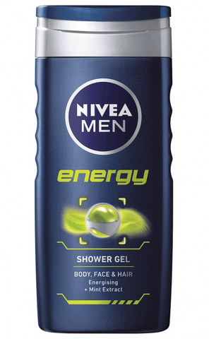 Nivea Men Energy Body Care Shower Gel 250ml