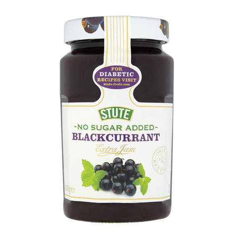 Stute Diabetic Jam No Added Suger Blackcurrant 430g