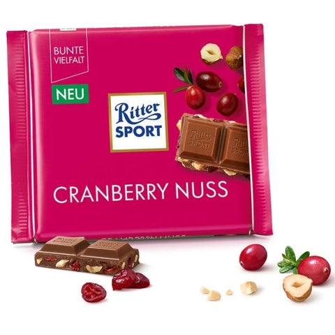 Ritter Sport Chocoalte Cranberry Nuss 100g