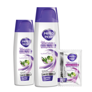Hello Hair Daily Moisturizing Shampoo + Conditioner Hydrating & Silky Straight