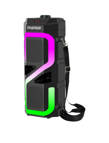 Powerful Bass Speaker With Mic Rainbow-7