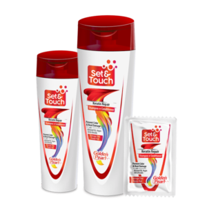 Set and Touch Keratin Repair Shampoo + Conditioner