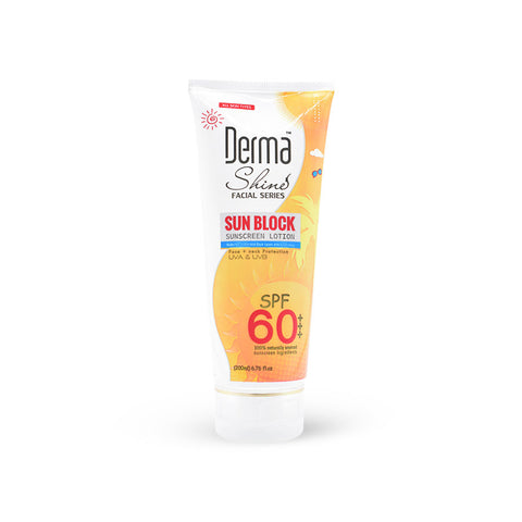 Derma Shine Sun Block SPF 60+ 200gm