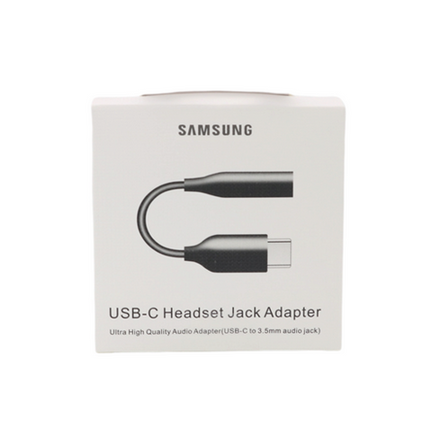 Samsung USB-C Type-C to 3.5mm Adapter Headphone Jack Adapter Headset Convert Black