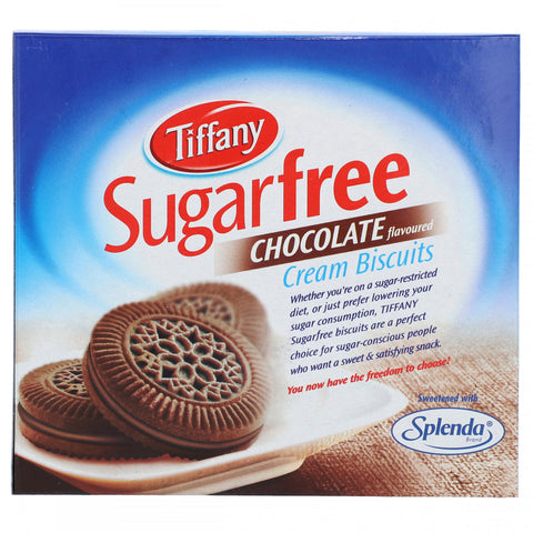 Tiffany Sugar Free Cream Biscuits Chocolate 162g