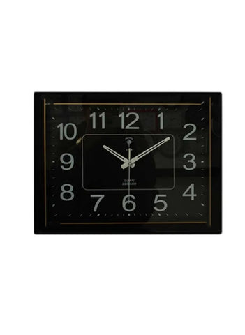 Quartz Black Wall Clock