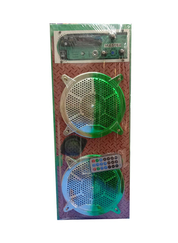 Portable Multimedia Double Speaker 6 Inch
