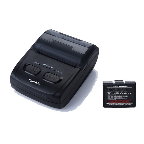 Speed-X Bt500m Mini Portable Bluetooth+USB Printer 58mm