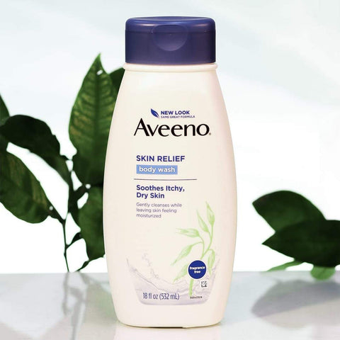 Aveeno Body Wash Skin Relief Fragrance Free 532 Ml