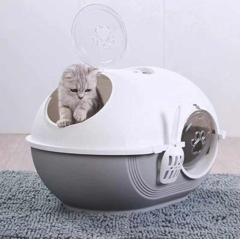 Enclosed Cat Litter Box