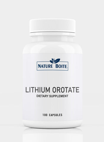 Lithium Orotate Dietary Supplement 130Mg 100 Capsules