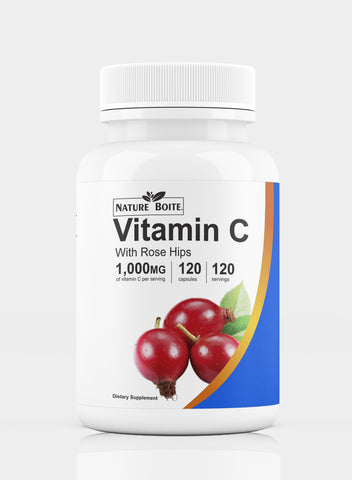 Vitamin C With Rose 1000Mg 120 Capsules