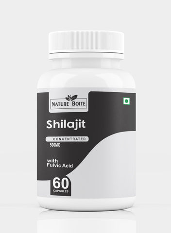 Shilajit Concentrated With Fulvic Acid 500Mg 60 Capsules