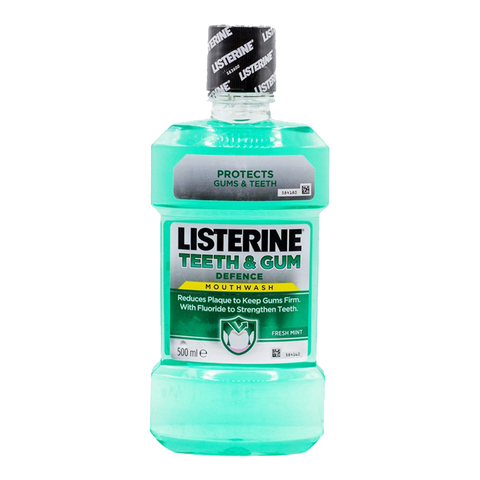 Listerine Mouth Wash Teeth And Gum Defence 500 Ml