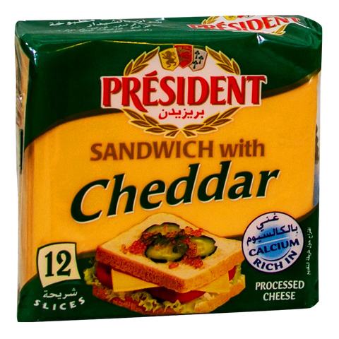 President Sandwich With Cheddar 10 Slices