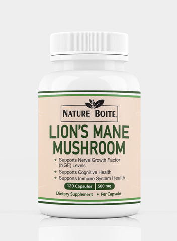 Lions Mane Mushroom 500Mg 120 Capsules