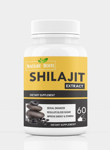 Shilajit Extract Support Energy 60 Capsules