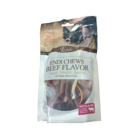 Endi Chews Dog Treats Beef Flavor