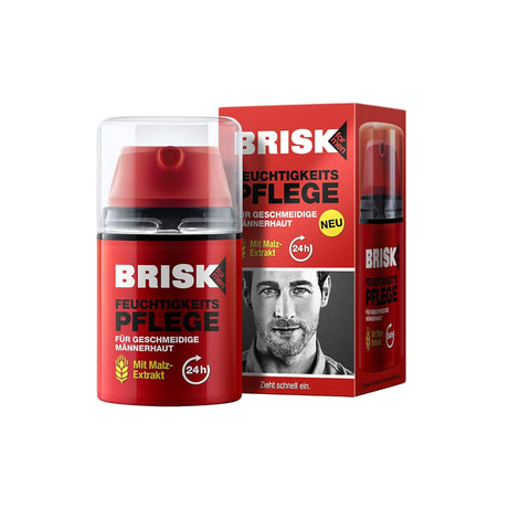 BRISK Grooming Malt Extract Face Moisturiser 50ml