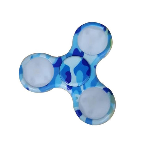 Fidget Spiner High Quality - Fidget Spiner Stress Blue/White