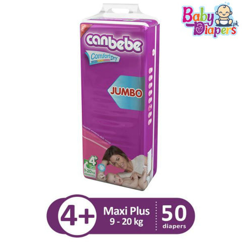 Canbebe Diapers Size 4 Plus Maxi (50 pcs)
