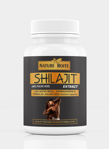 Shilajit Extract 40% Fulvic Acid 1000Mg 60 Capsules