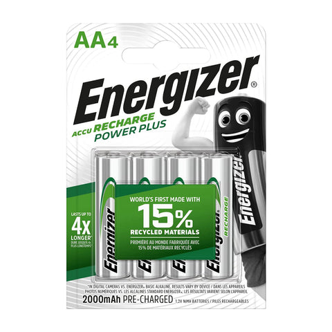 Energizer Recharge Power Plus Aa 4 Count
