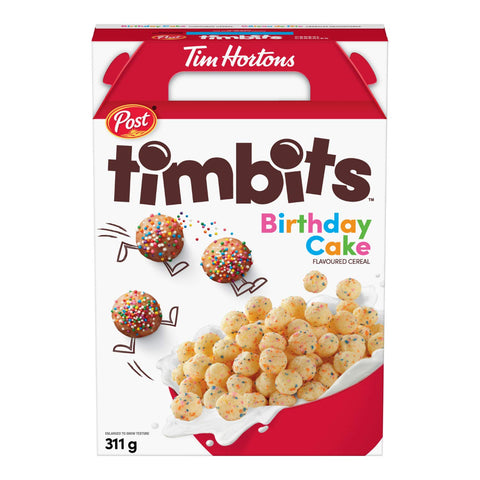 Tim Hortons Timbits Birthday Cake Cereal 311g