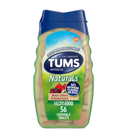 Tums Naturals 56 tablets