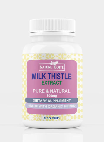 Milk Thistle Extract Pure And Nautral 500Mg 120 Capsules