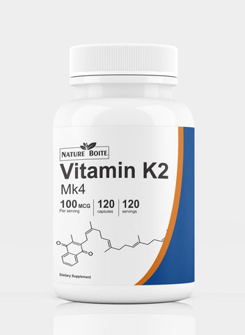 Vitamin K2 MK4 100Mcg 120 Capsules